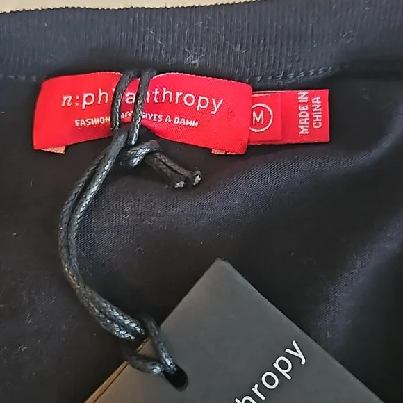 N:philanthropy! Cold shoulder cut out short sleeve t-shirt - Picture 6 of 6